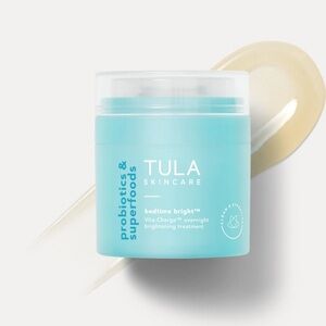 NWT TULA Skincare BedtimeBright™ VitaCharge overnight brightening treatment-50ml